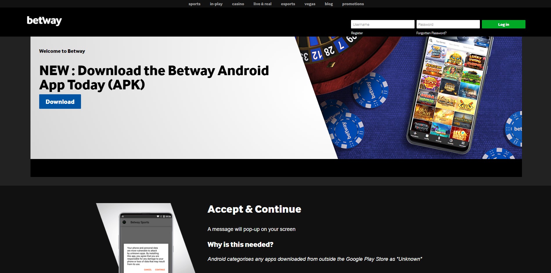 betway app for android and ios