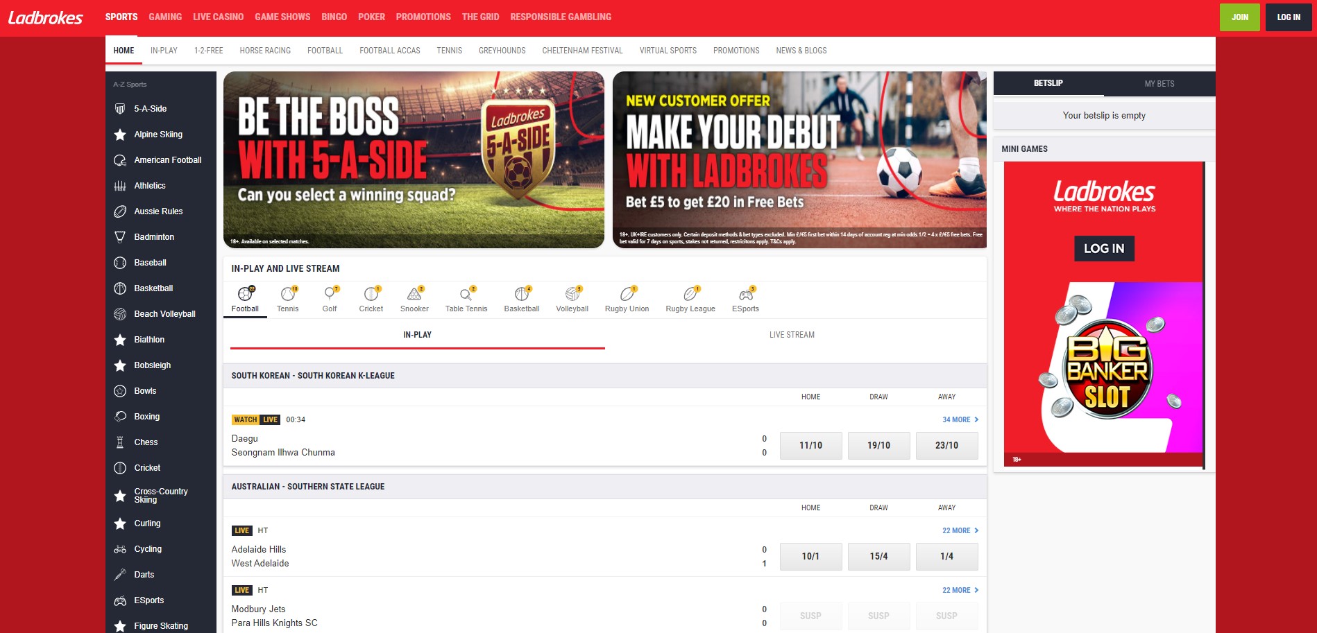 ladbrokes dashboard review